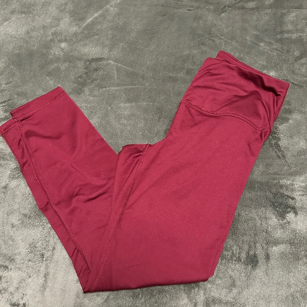 🌟Women’s Velocity burgundy leggings